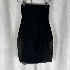 Spanx Haute Contour Sexy Chic Half Slip‎ 486 Black Size Small Shape Wear Ret$148